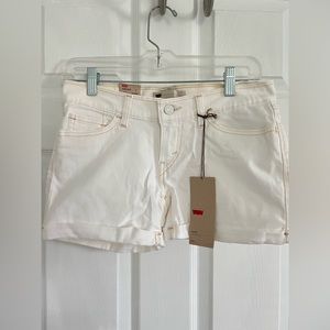 Levi’s White Jean Shorts - NWT